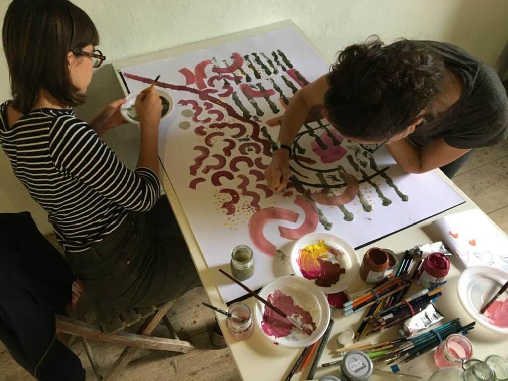 Elena Rucli et Laura Savina - Atelier «Dessiner les sons» - 27e festival d’art international Stazione di Topolò /Postaja Topolove, Italie, 2020