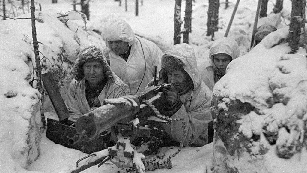 Soldați finlandezi în timpul invaziei URSS din 1939