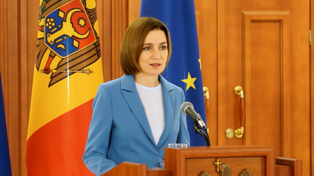 Maia Sandu, președinta Republicii Moldova