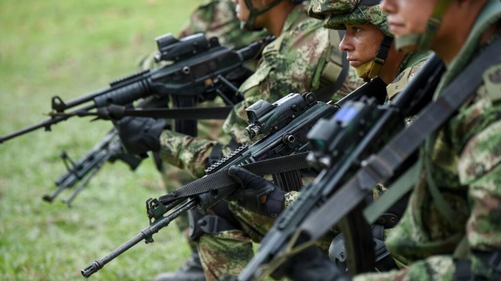 Des soldats colombiens dans la municipalité de Tumaco, le 14 avril 2018. (Image d'illustration)