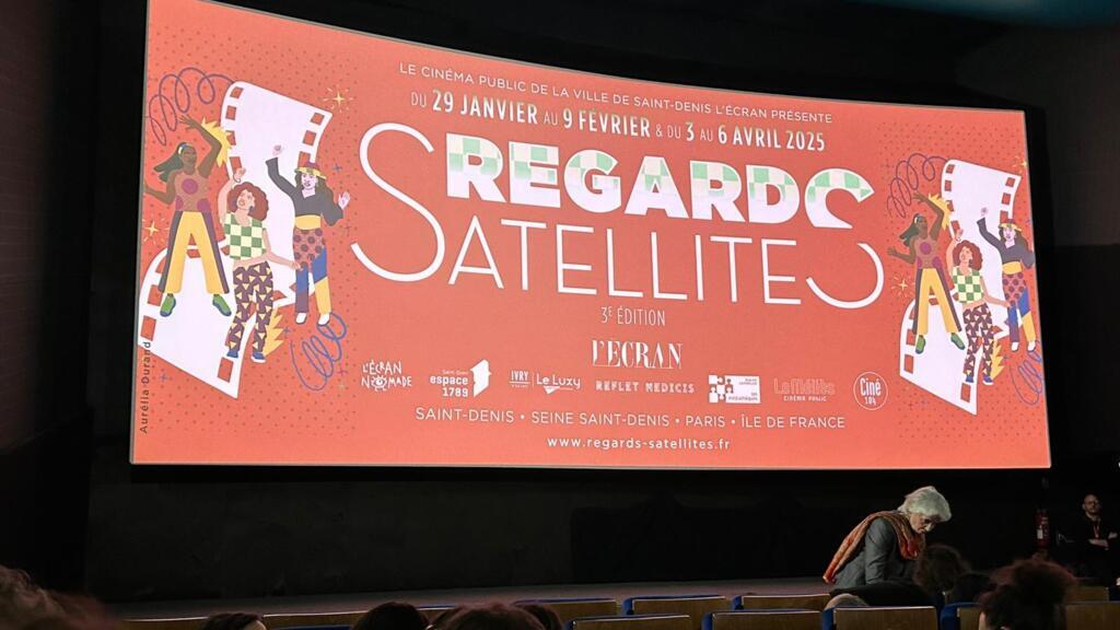 Lançamento da 3ᵉ edição do festival Regards Satellites na sala Ecran de Saint-Denis, em 29 de janeiro de 2025. 