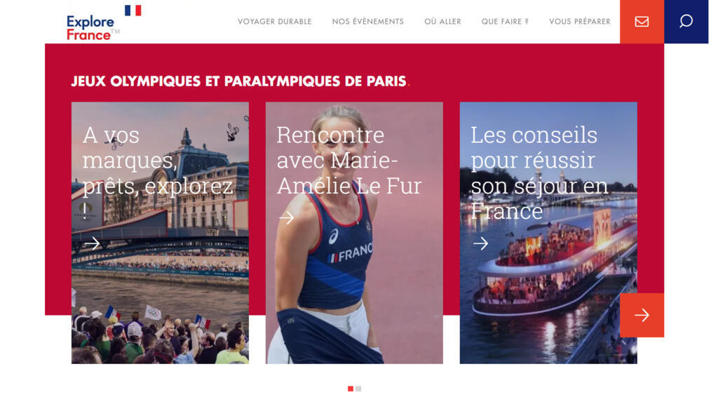 Atout France propose notamment de partir à la découverte de la France entre deux épreuves olympiques ou paralympiques avec des suggestions d’itinéraires au départ de Paris et Marseille, accessibles en moins de 2 heures de train.