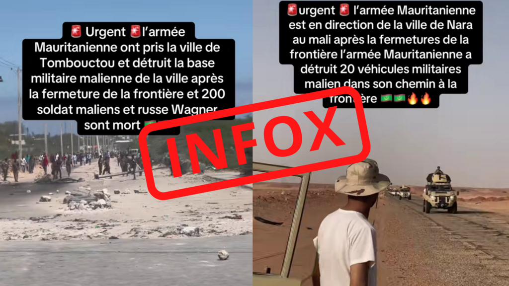 Non, l'armée mauritanienne n'a pas attaqué le Mali, comme l'affirment ces deux vidéos mensongères.