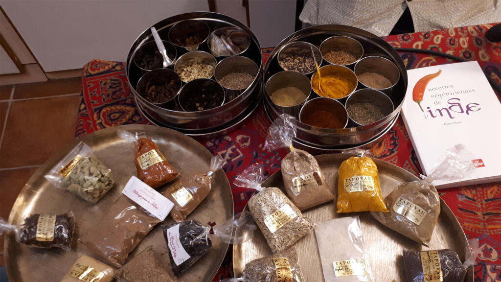 Épices ayurveda.