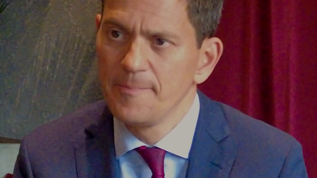 David Miliband of the IRC.