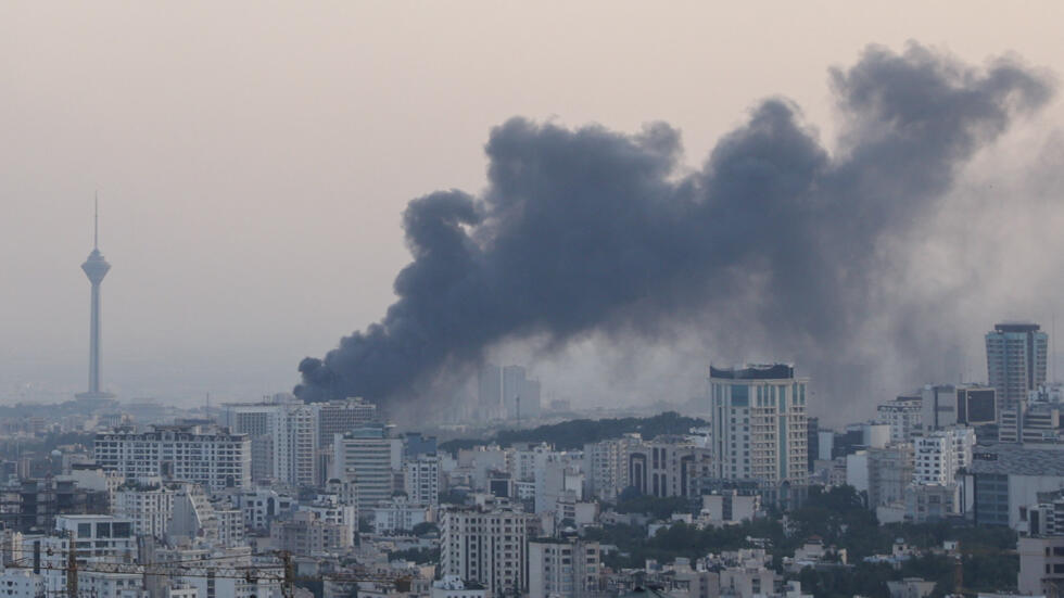 تصویری در پی حملات اسرائیل به تهران