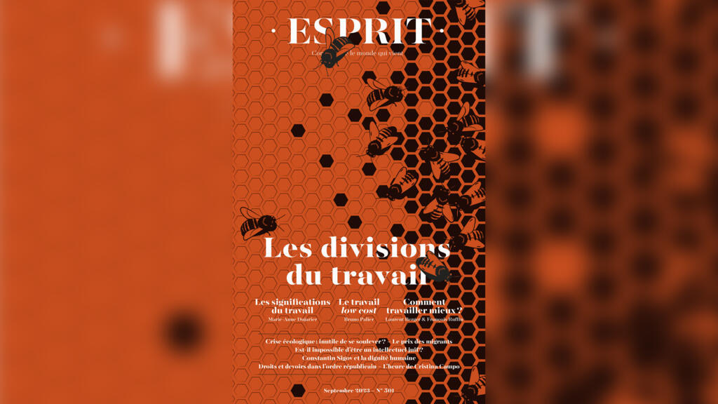 Revue Esprit «Les divisions du travail», septembre 2023