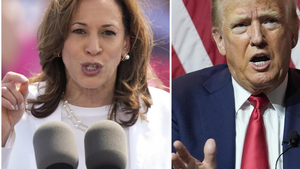 Kamala Harris et Donald Trump. (Image d'illustration)