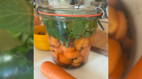 Une recette à base de carottes lacto-fermentées.