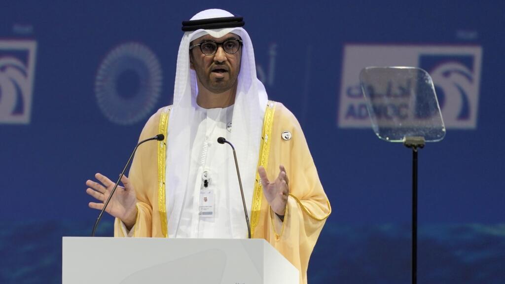 Le Sultan Ahmed al-Jaber, ministre de l'Industrie et chef du géant pétrolier de la Abu Dhabi National Oil Company.