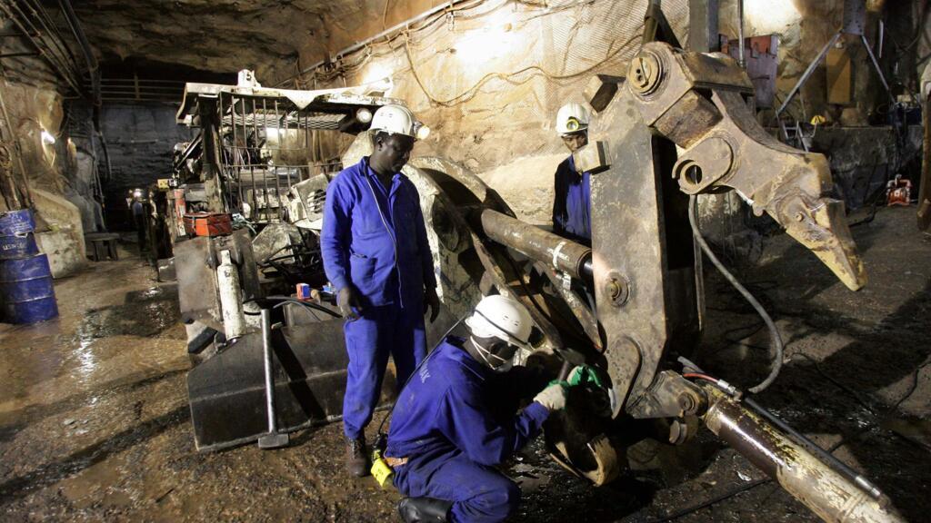 Mine d'uranium d'Areva à Arlit au Niger.