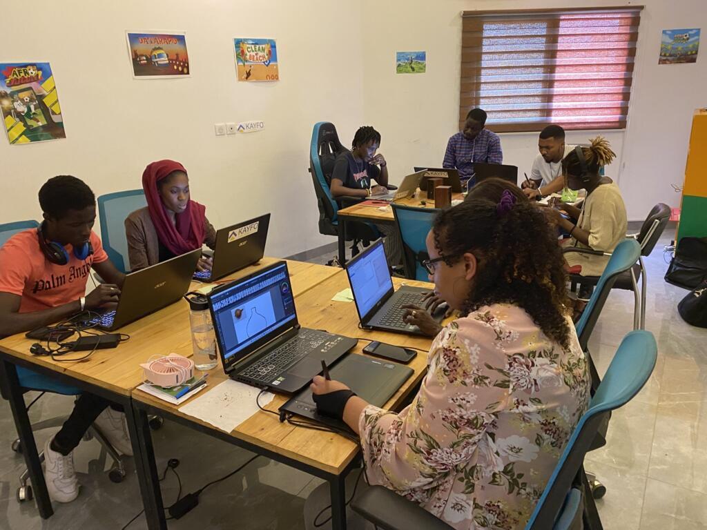 Equipe Kayfo à Dakar.
