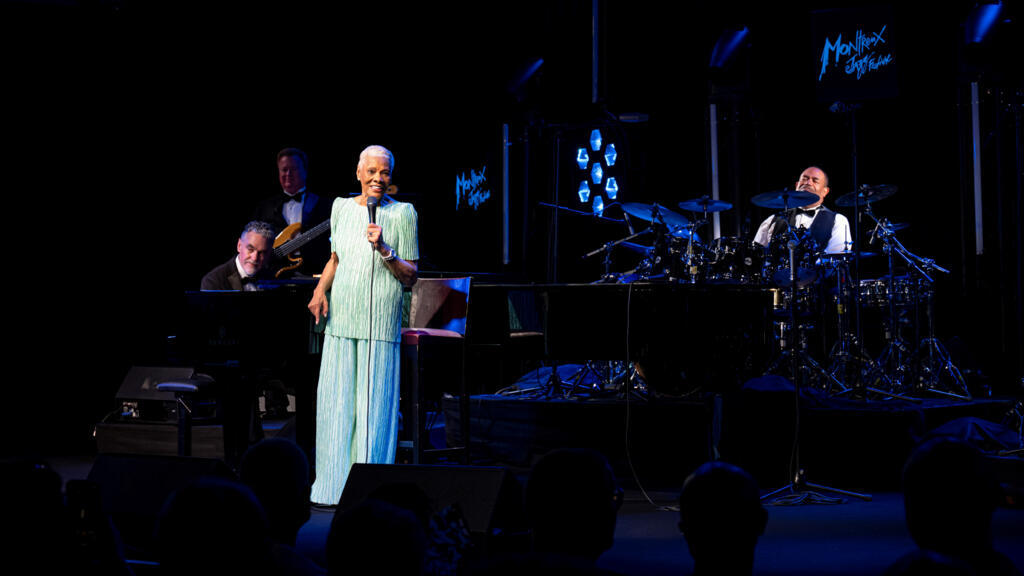 Dionne Warwick lors du 58ème Montreux Jazz Festival.