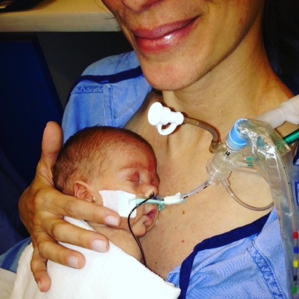O pequeno Gabriel nasceu de apenas 26 semanas e ficou 146 dias na UTI.