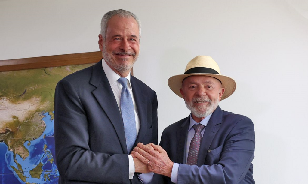 Presidente Luiz Inácio Lula da Silva nomeou em janeiro André Corrêa do Lago para presidir as negociações da COP30, em Belém. (21/01/2025)