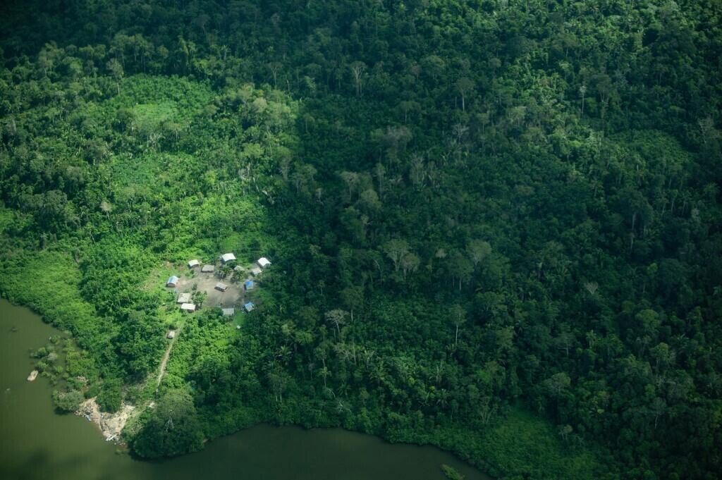 Terra Indígena Koatinemo, a sudoeste de Altamira, no Pará.