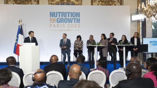 Le sommet Nutrition for growth (la nutrition pour la croissance) a été organisé les jeudi 27 et vendredi 28 mars 2025 à Paris (France)