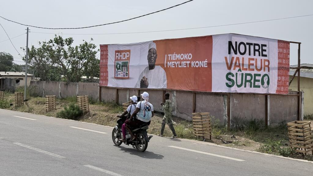 Législatives 2025 en Côte d'Ivoire: le candidat du RHDP Tiémoko Meyliet Koné en campagne à Tafiré