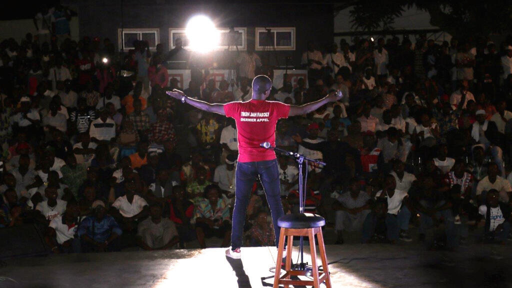 Claudy Siar en 2015 à Cotonou (Bénin).