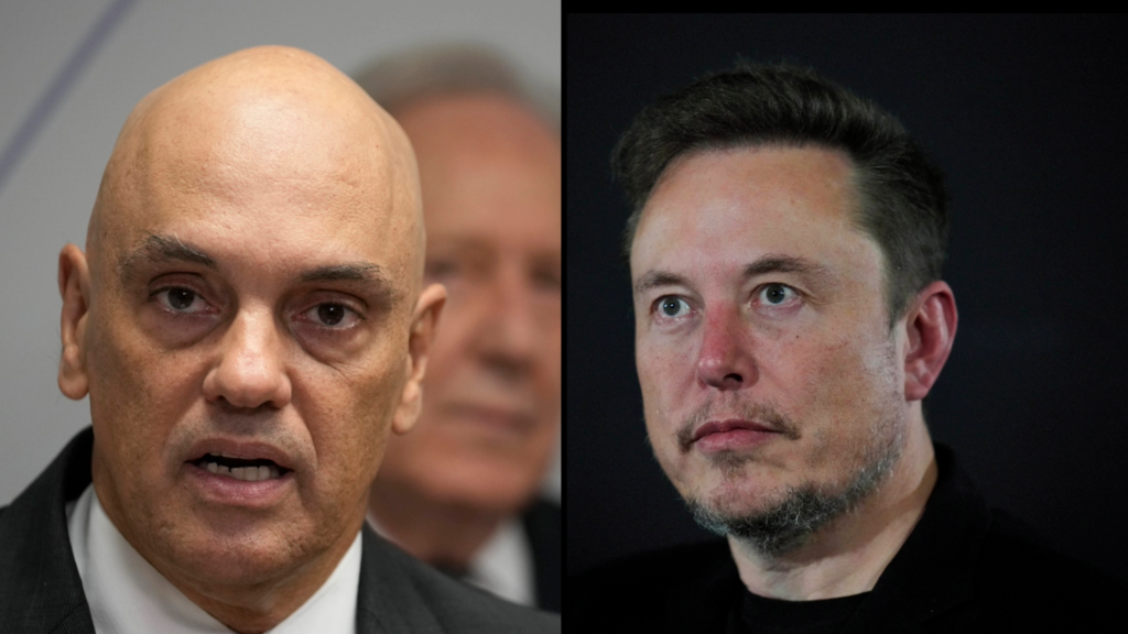 O empresário Elon Musk subiu ainda mais o tom na noite dessa segunda-feira ao chamar o ministro Alexandre de Moraes de ditador.