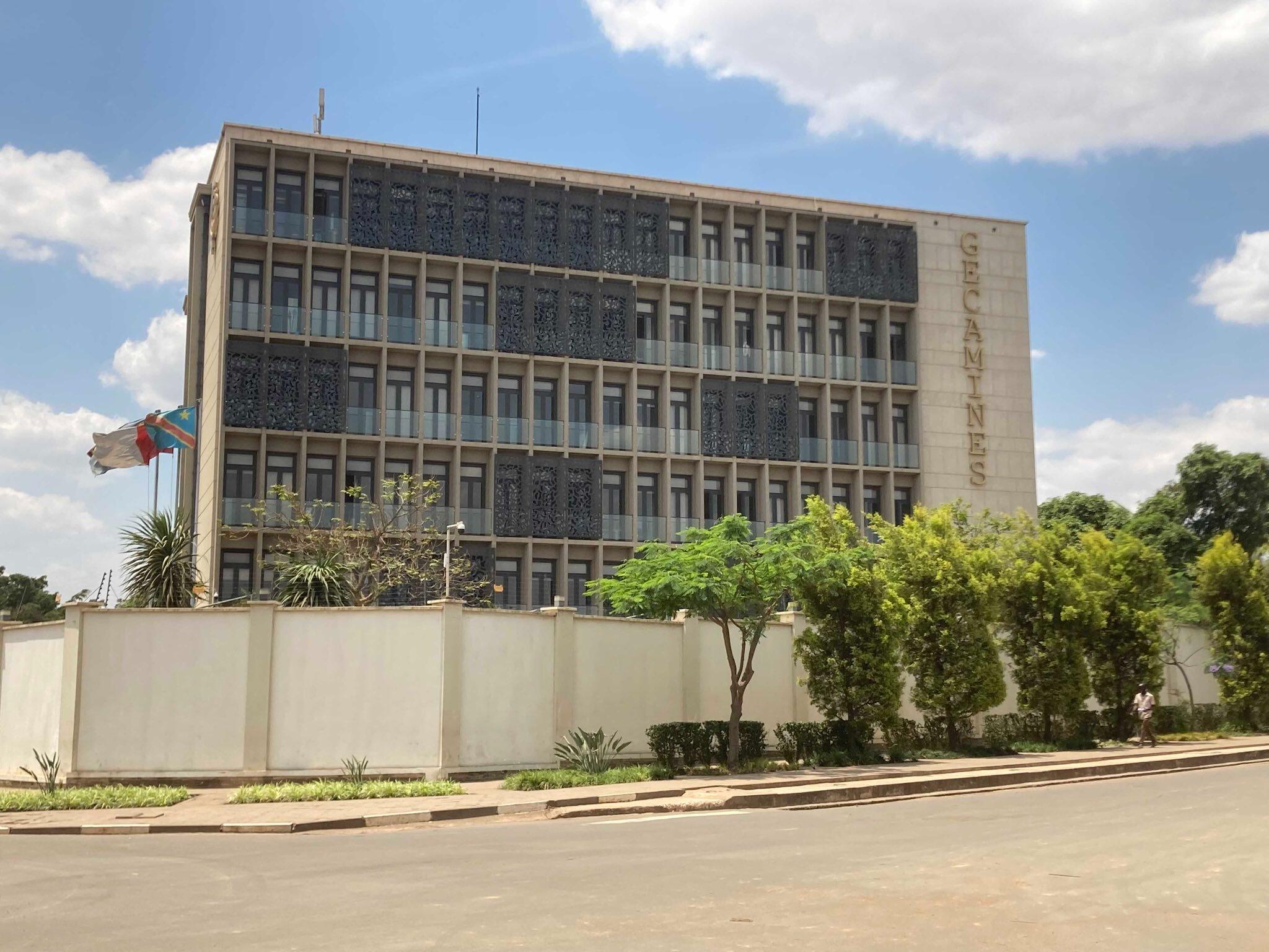 Le siège de la Gécamines à Lubumbashi.