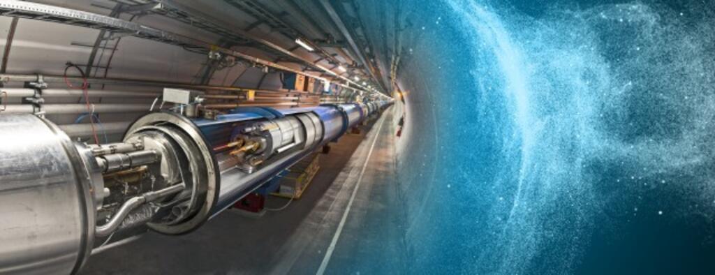 O LHCé um túnel subterrâneo de 27 quilômetros que produz colisões de feixes de prótons a até 99,999999% da velocidade da luz.