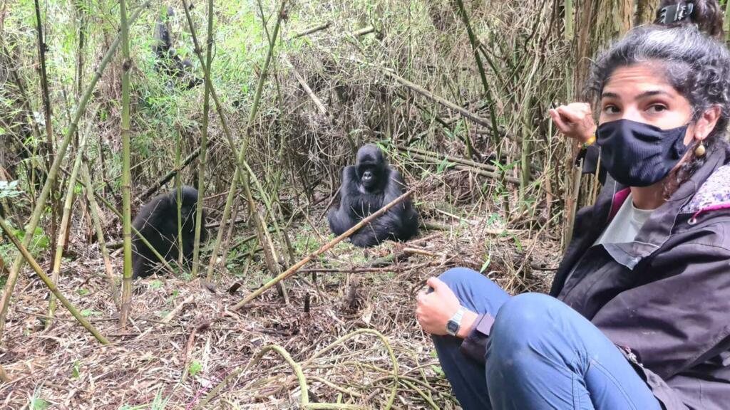 Caroline no Ruanda.