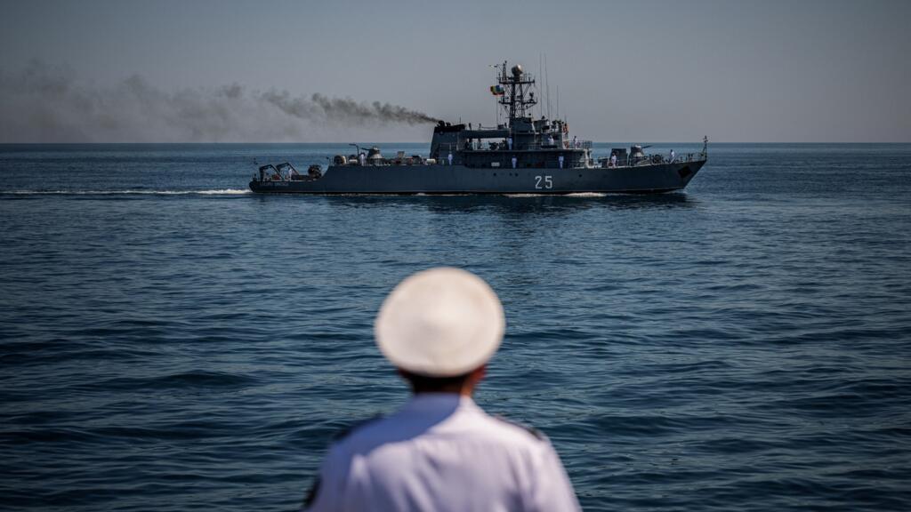 A member of the Bulgarian navy attends a multinational maritime exercise in the Black Sea on July 22, 2022.