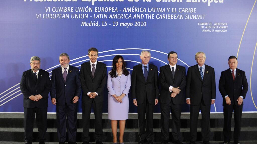 Chefs d'Etat et Premiers ministres qui participent au sommet UE – Amérique latine à Madrid, le 17 mai 2010. (Image d'illustration)