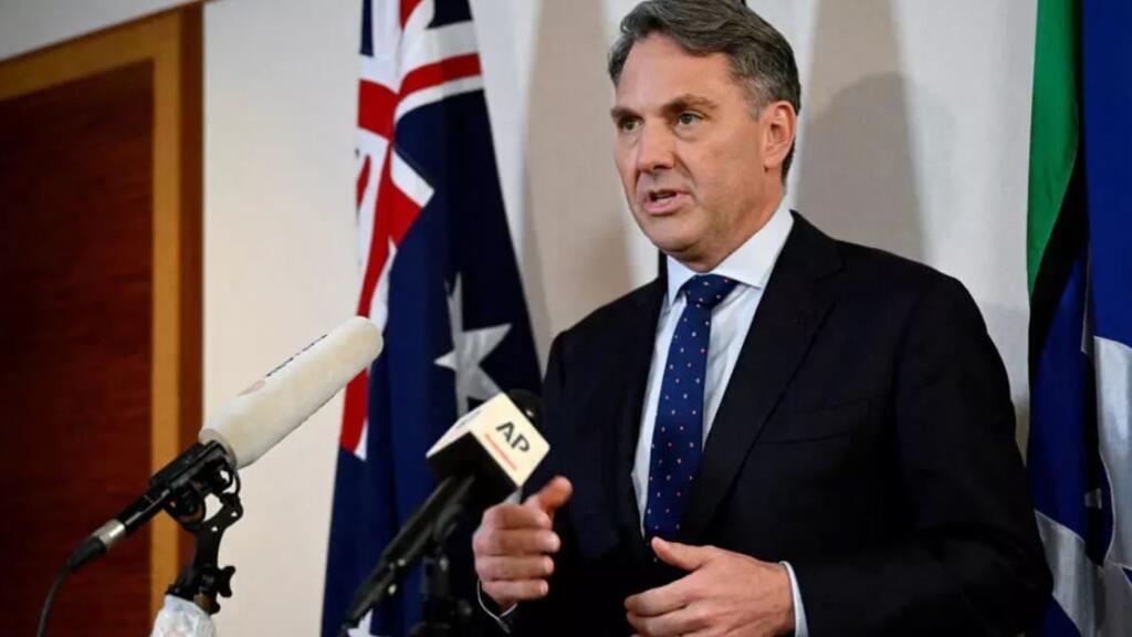 澳大利亚副总理兼国防部长理查德·马尔斯资料图片