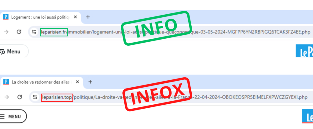 Le typosquatting consiste à enregistrer des noms de domaines avec des noms volontairement mal orthographiés, pour tromper la vigilance des internautes.