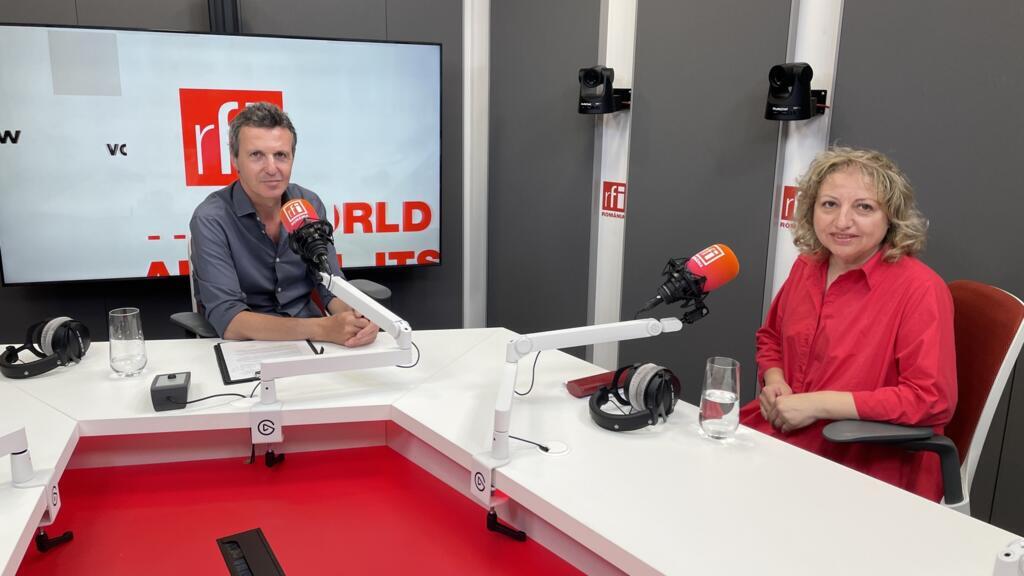 Carmen Ionescu (dreapta) și Laurent Couderc