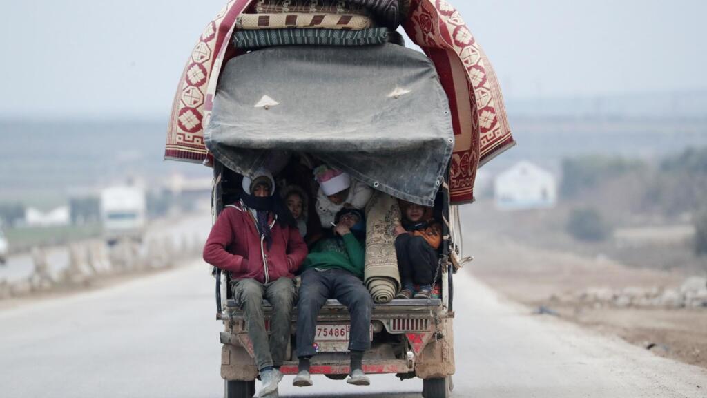 En Syrie, 900 000 personnes ont été déplacées depuis le 1er décembre, en vaste majorité des femmes et des enfants, dénonce l'ONU.