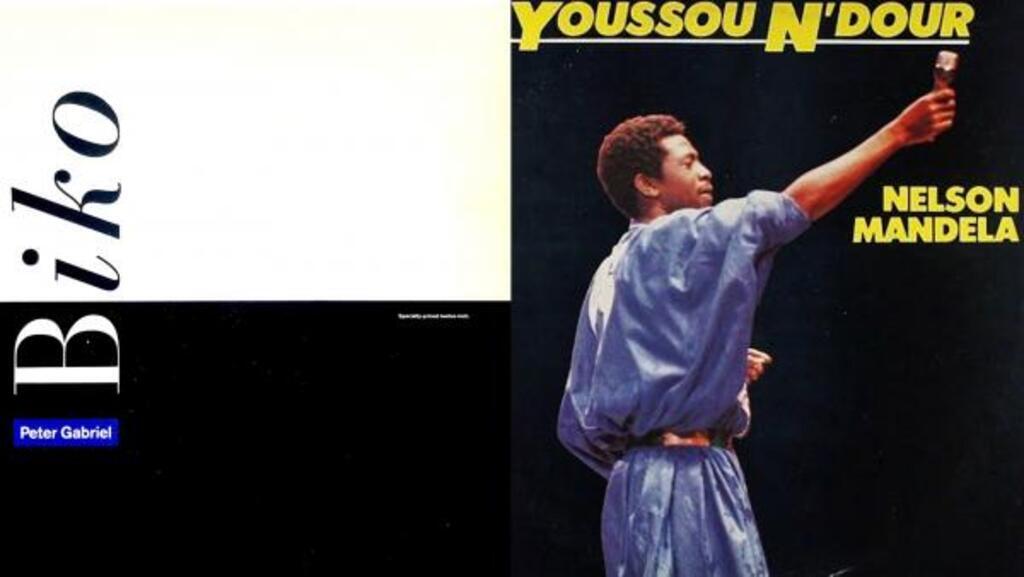 «Biko», Peter Gabriel © Mercury/Charisma et «Nelson Mandela», Youssou N'Dour © Magnetic Records.