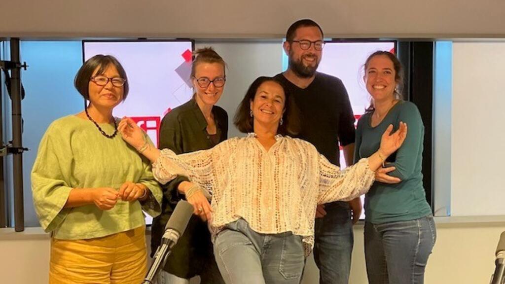 Yang Mei, Jennifer Gallé, Simon Roze, Lucile Gimberg et Anne-Cécile Bras