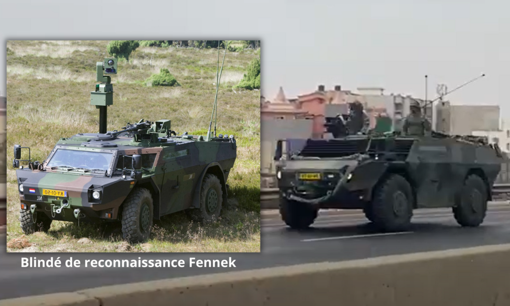 L'armée française ne dispose pas de blindé Fennek.