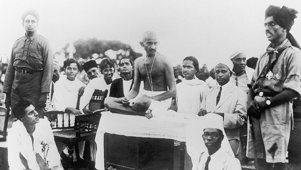 Mahatma Gandhi à Madras, vers 1915.
