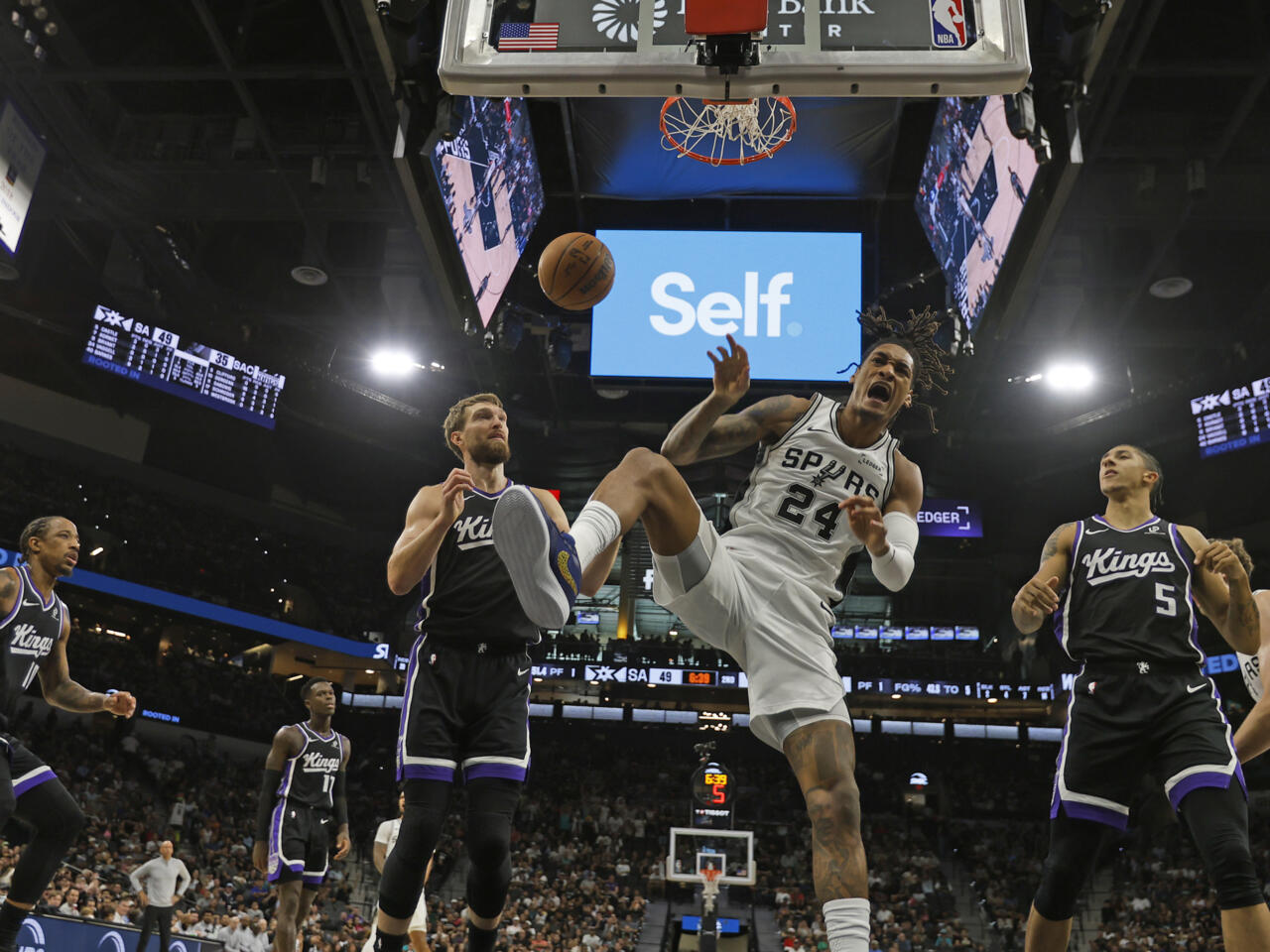 No Wemby, no Castle, no problem as NBA Spurs rip Kings