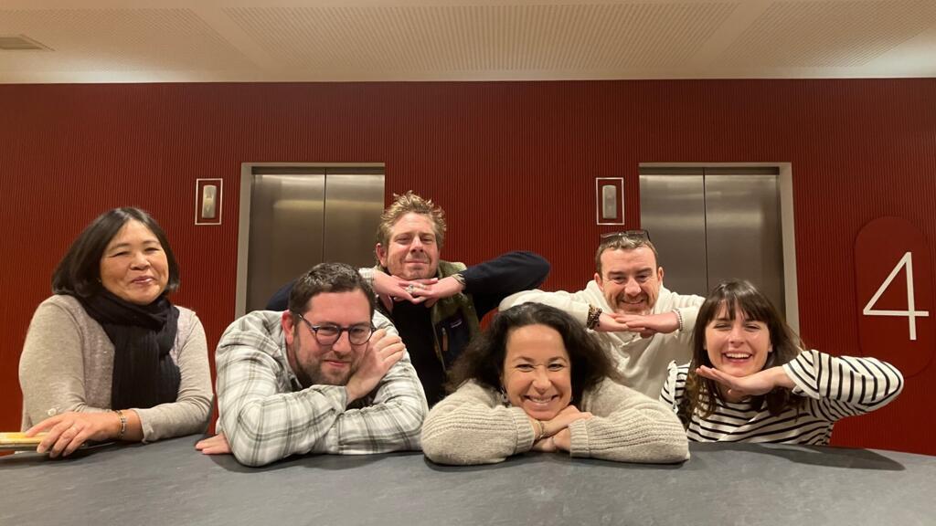 Yang Mei, Simon Rozé, Igor Strauss, Anne-Cécile Bras, Sébastine Bonijol et Concepcion Alvarez. 