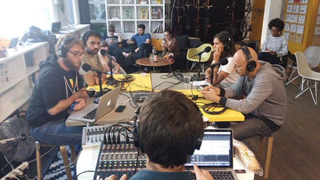 Le plateau de l’émission NoCiné de Binge Audio.