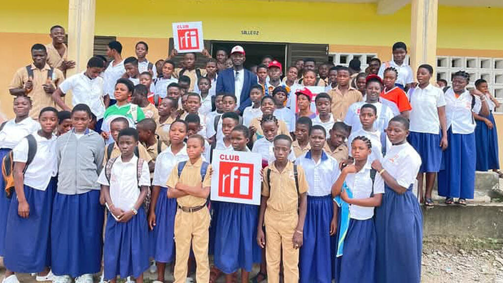 Des élèves participant à l'évènement.