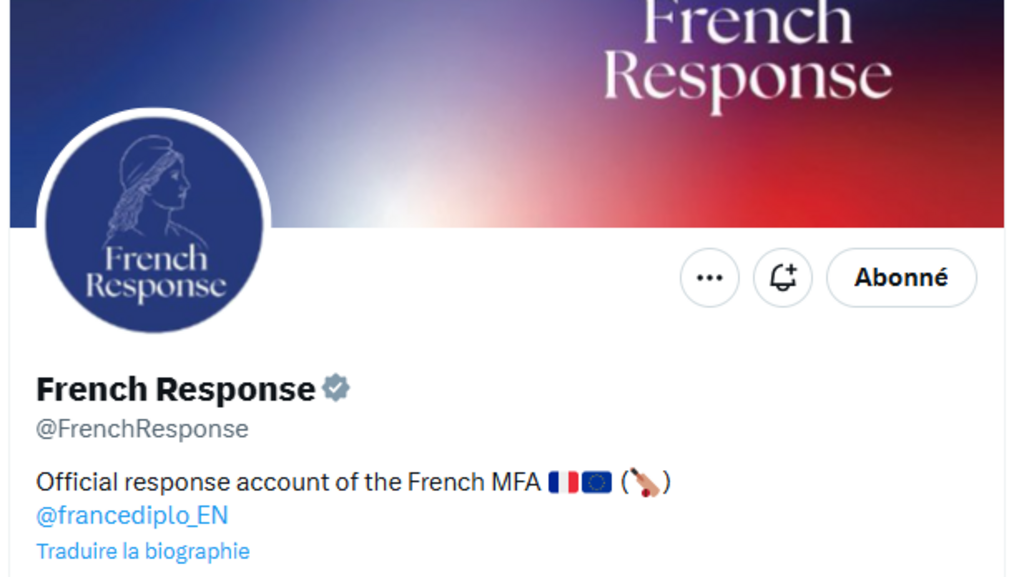 French Response: un laboratoire de communication diplomatique pour le Quai d'Orsay