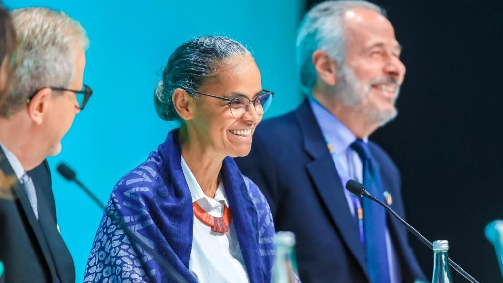 Marina Silva era a chefe da delegação brasileira na COP28 e o embaixador André Correa do Lago, o negociador-chefe do Itamaraty. (12/12/2023)