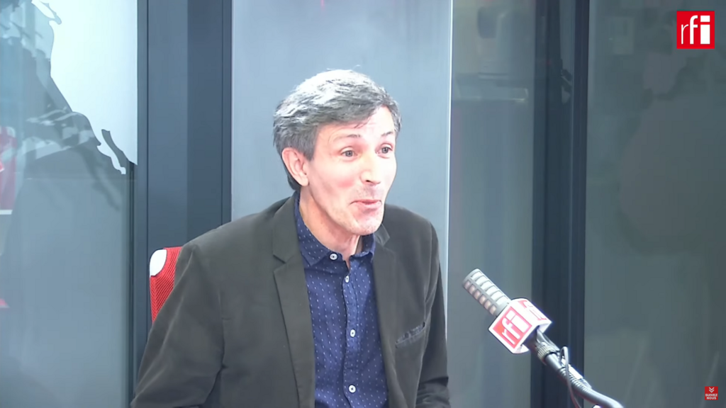 Pierrick Bourgault sur RFI le 19 mai 2021.