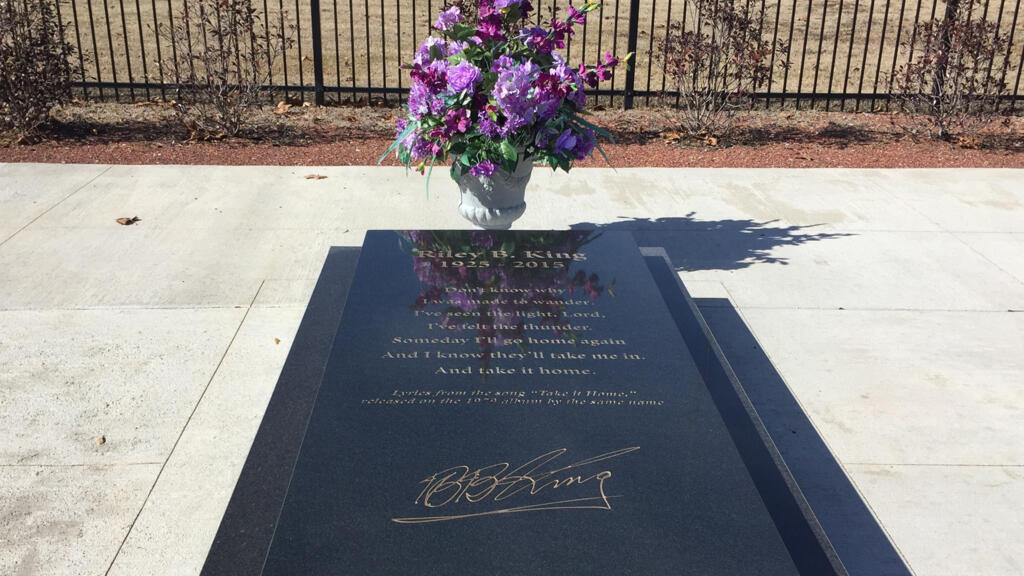 B.B. King repose à Indianola (Mississippi).