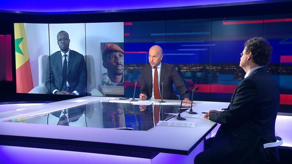 Entretien de l'opposant sénégalais et président du Pastef, Ousmane Sonko, le 6 janvier 2023.