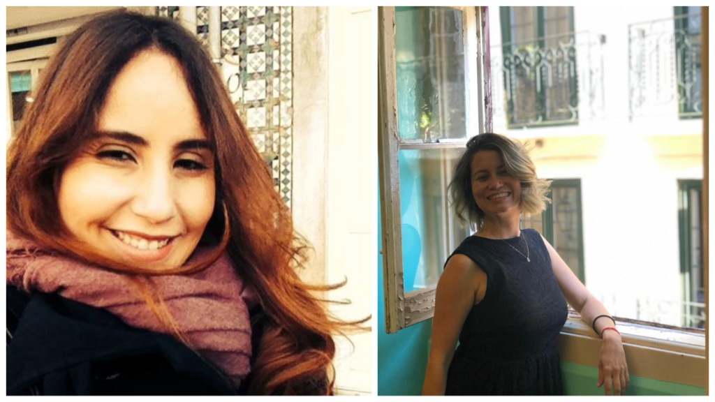 Geiziely Fernandes e Cyntia de Paula