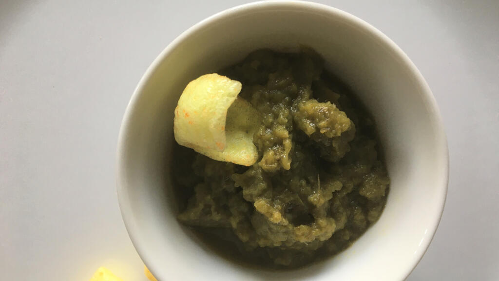 Tapenade de gingembre et poivrons.