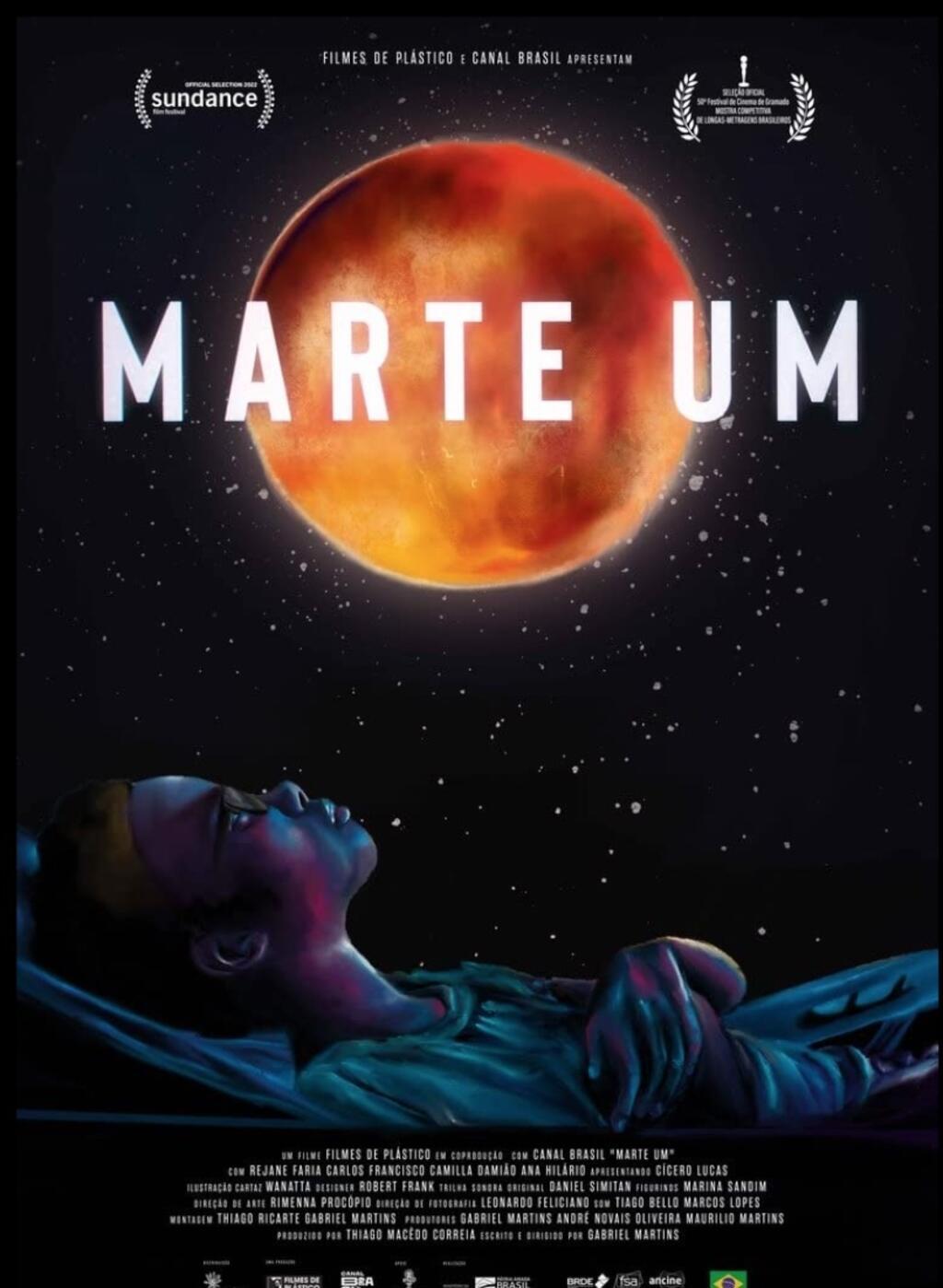 Cartaz de "Marte Um", drama sobre o cotidiano de uma família da periferia de Belo Horizonte.