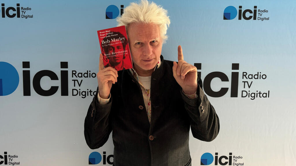 Bruno Blum en duplex des studios de « Ici Périgord ».